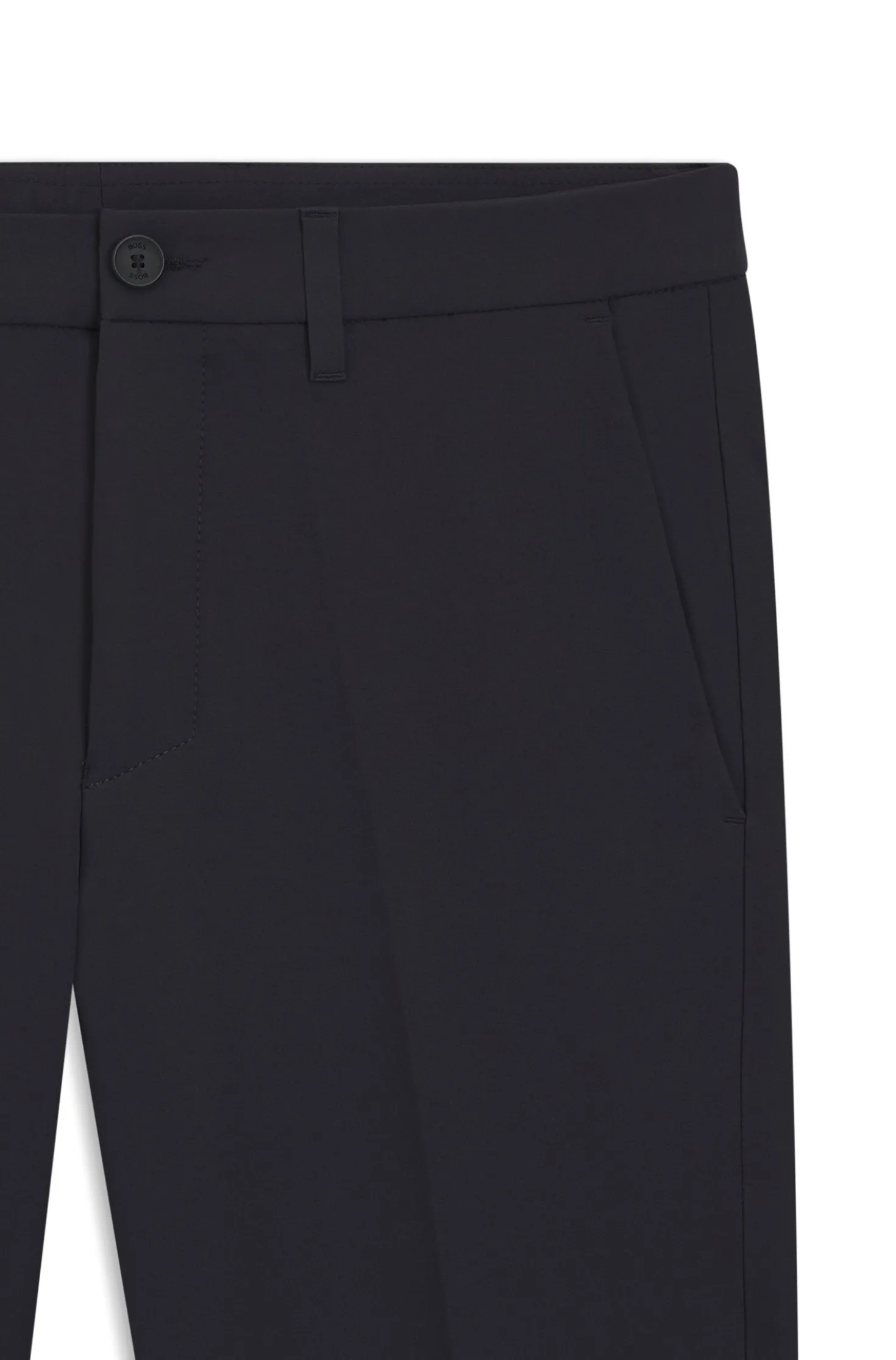 Regular-fit trousers in water-repellent stretch fabric