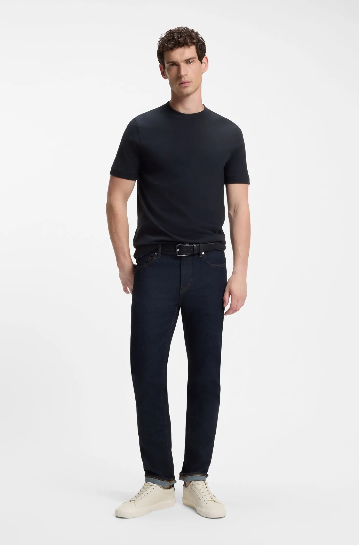 Regular-fit T-shirt in cotton jersey