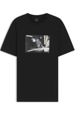 Regular-fit T-shirt in lightweight cotton jersey