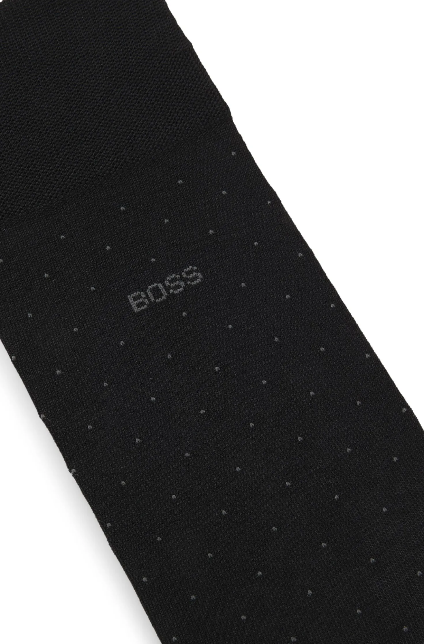 Regular-length socks in a mercerised-cotton blend