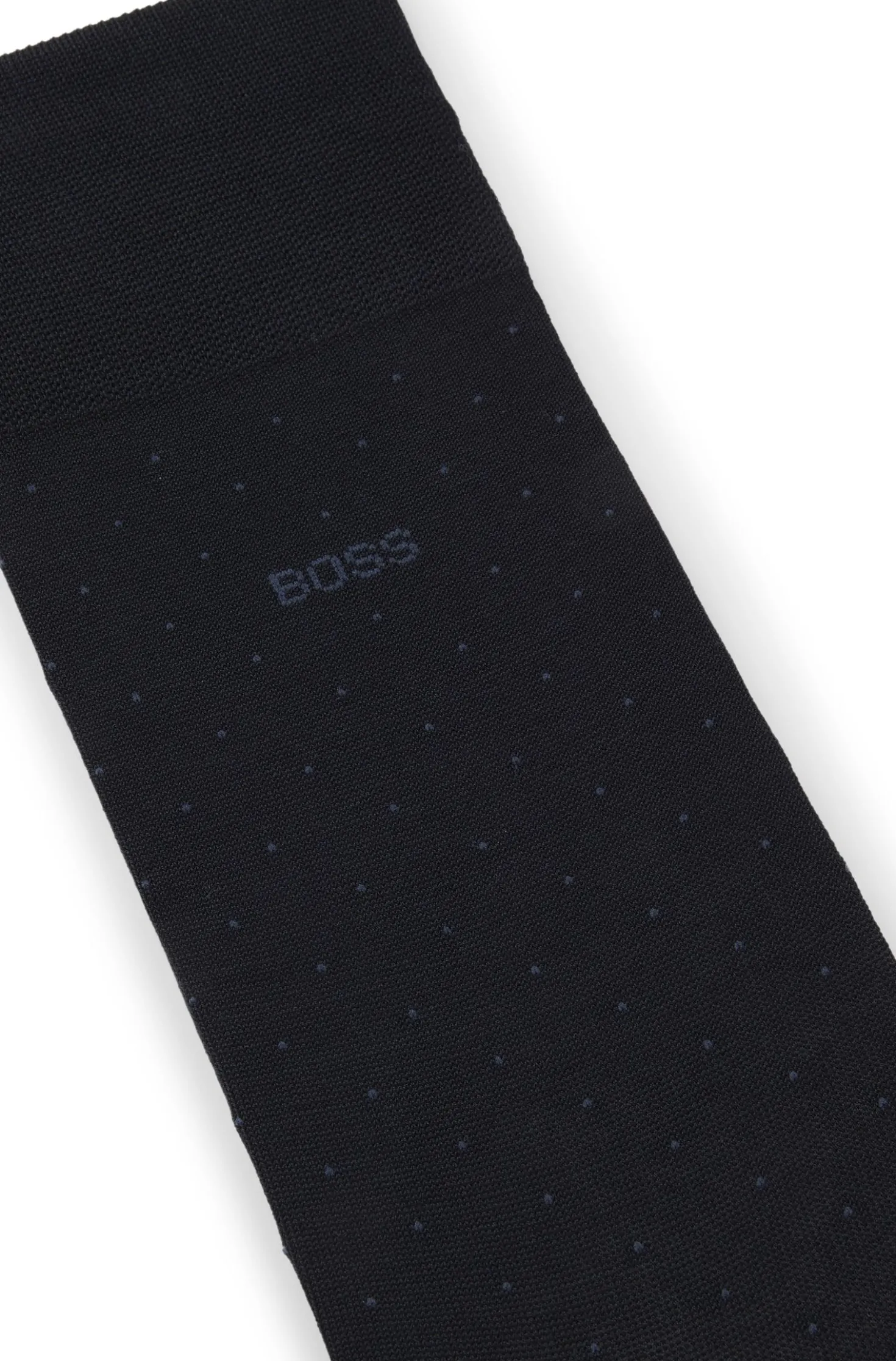 Regular-length socks in a mercerised-cotton blend