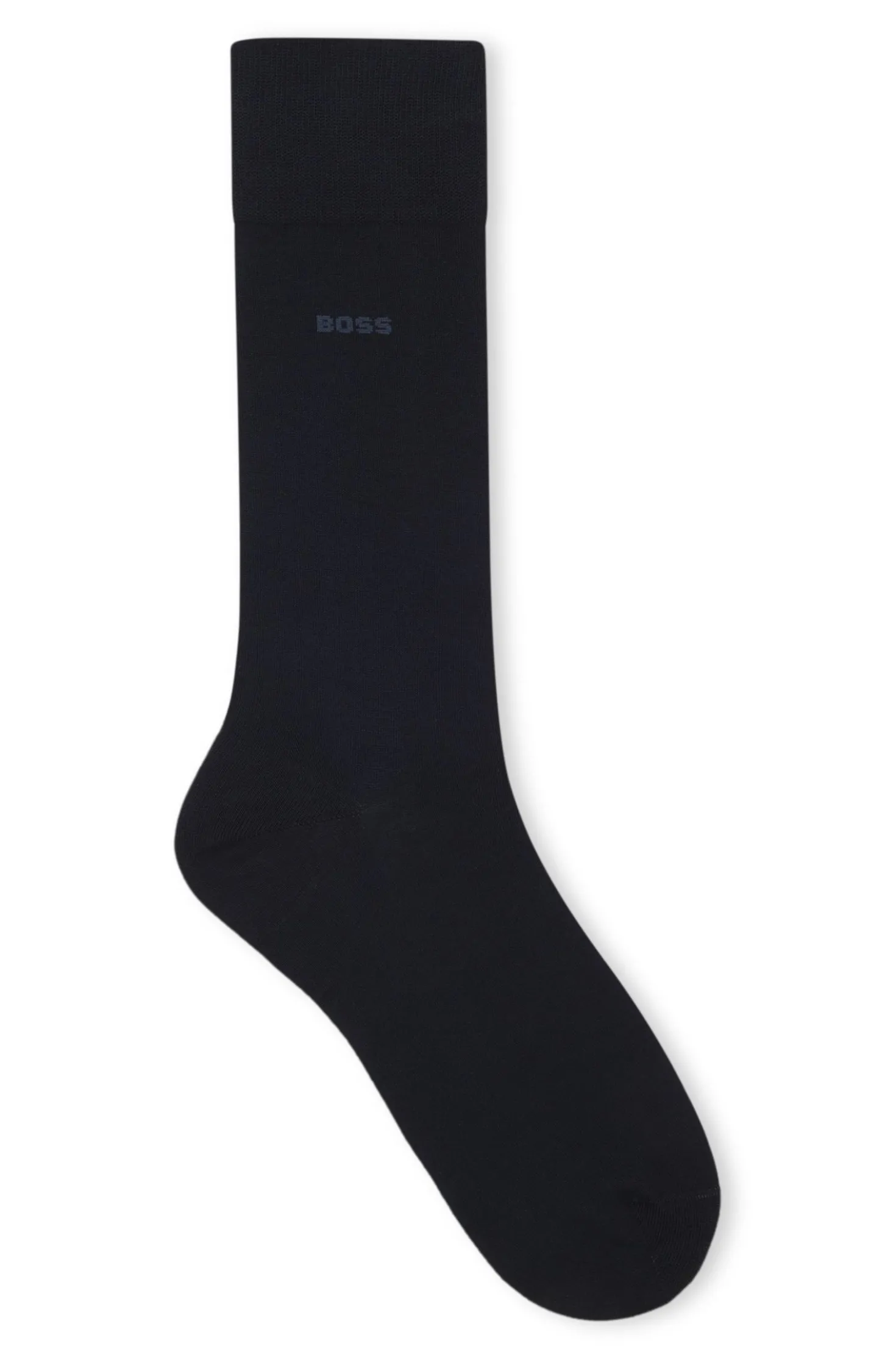 Regular-length socks in stretch cotton