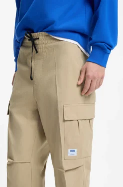 Relaxed-fit cargo trousers in cotton ripstop
