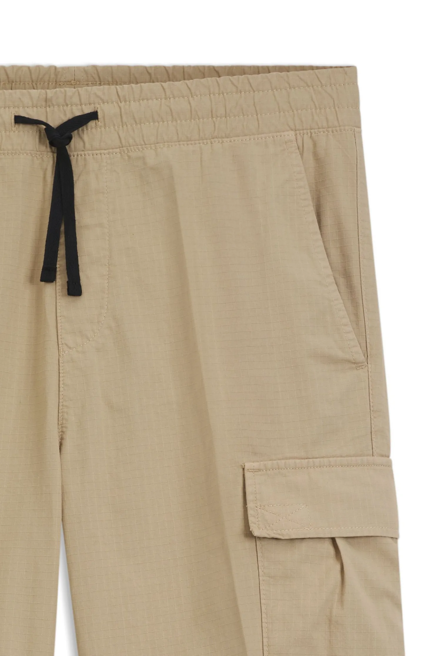 Relaxed-fit cargo trousers in cotton ripstop