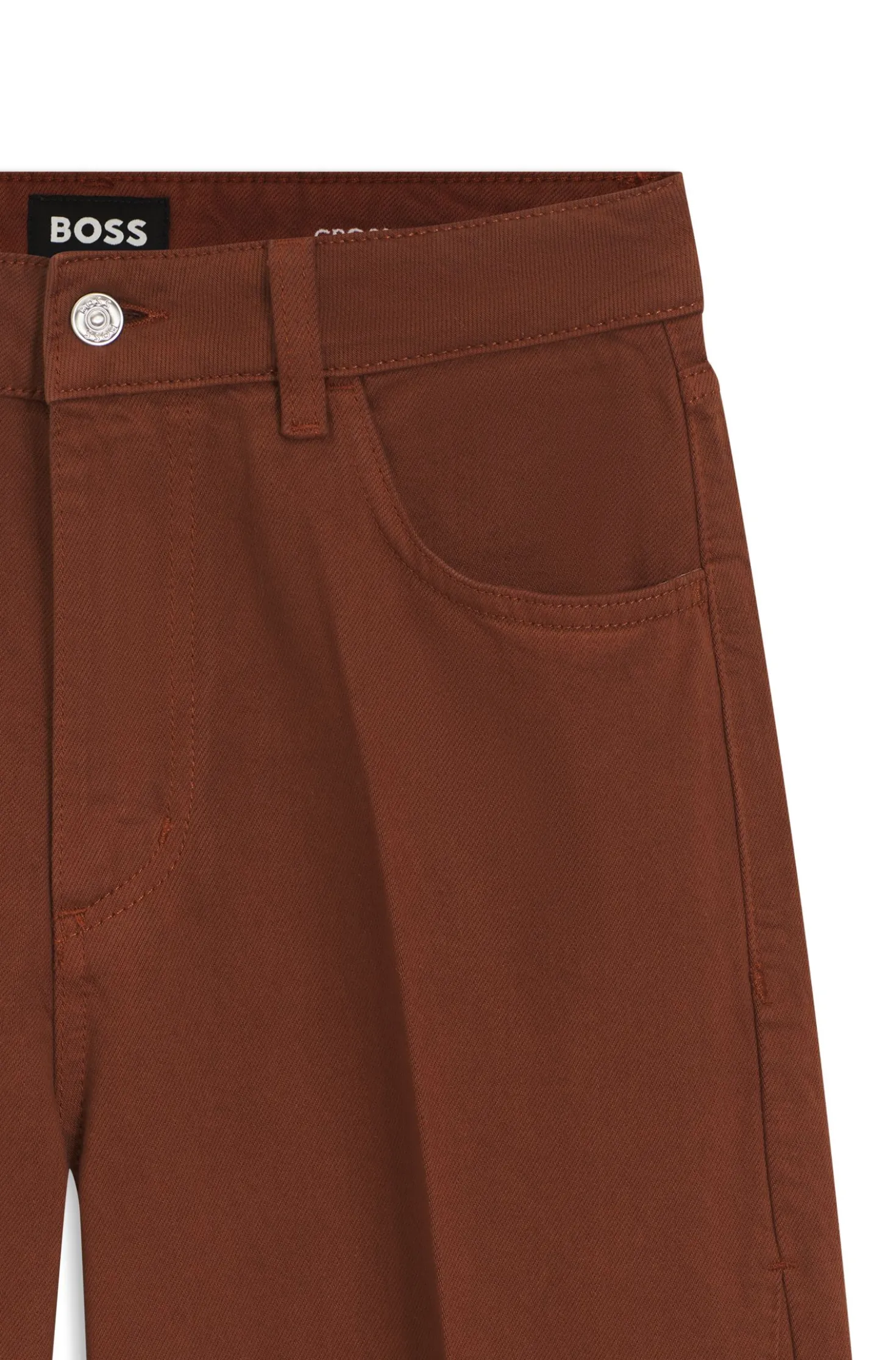 Relaxed-fit coloured jeans in soft cotton blend