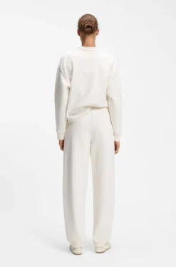 Relaxed-fit cotton joggers with embroidered logo