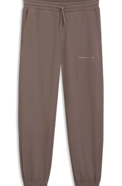Relaxed-fit cotton trousers with streetwear logo