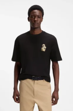 Relaxed-fit cotton T-shirt with printed artwork
