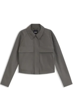 Relaxed-fit jacket in cotton denim