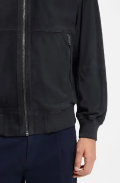 Relaxed-fit jacket in suede