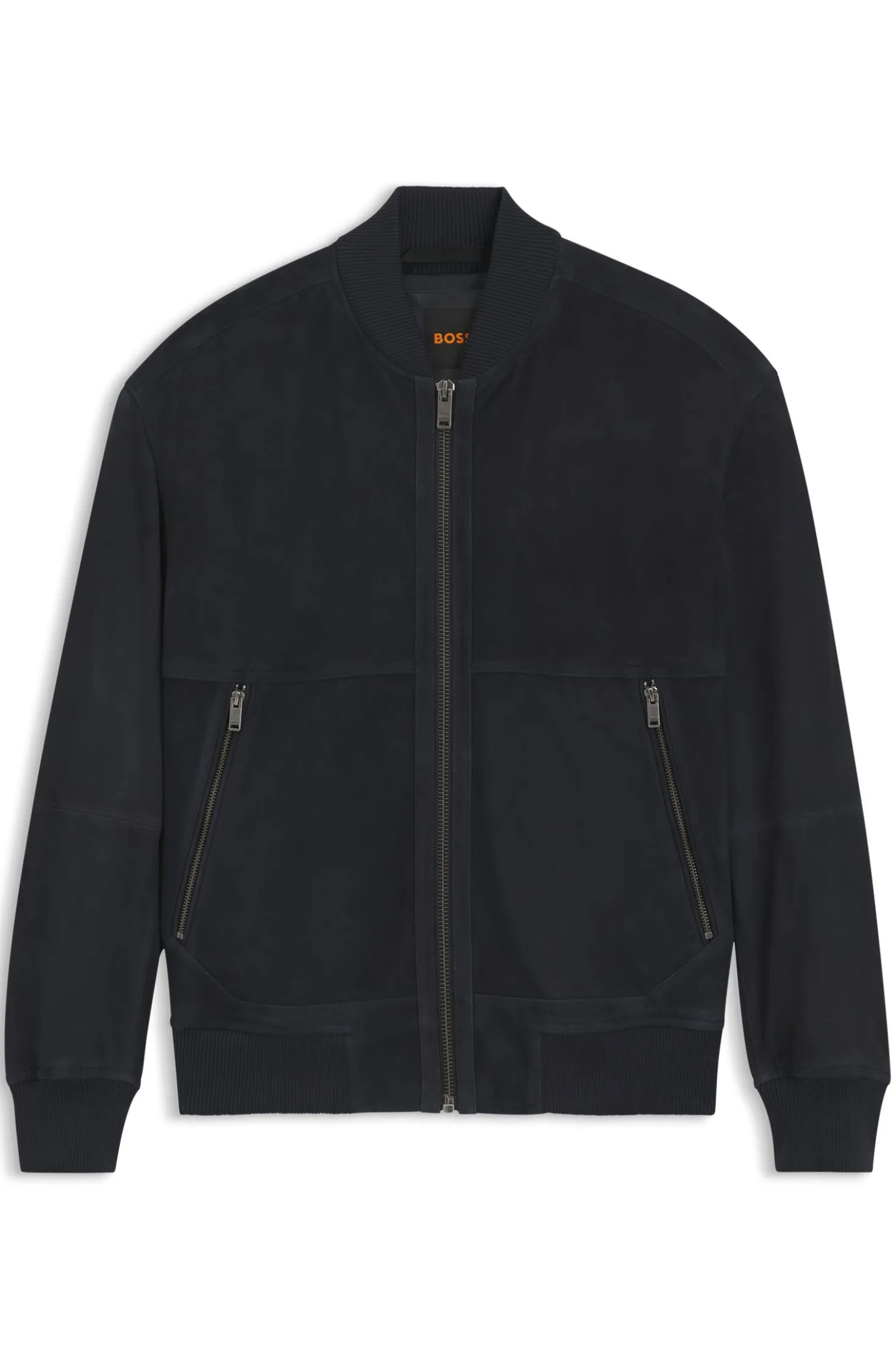 Relaxed-fit jacket in suede