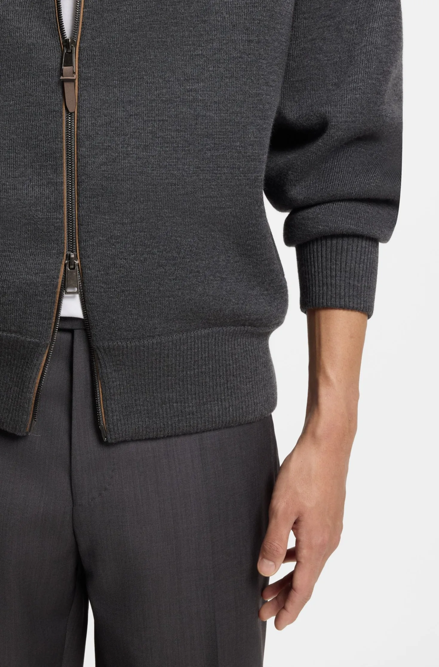 Relaxed-fit jacket in virgin wool