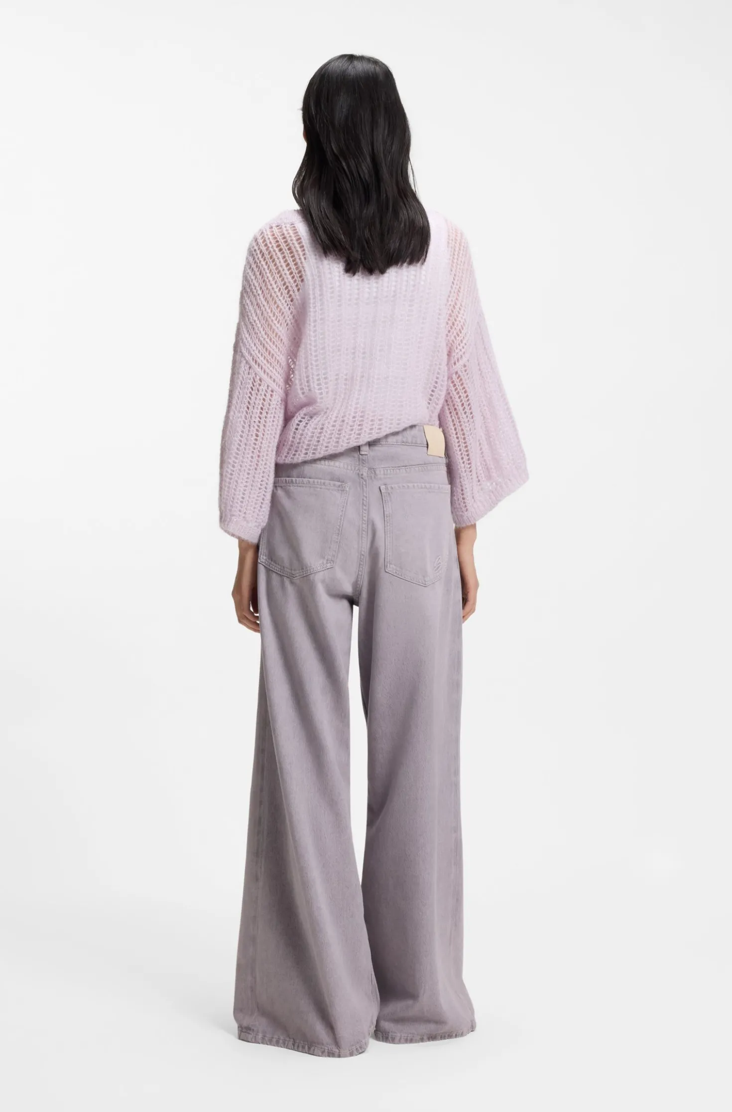 Relaxed-fit jeans with wide leg