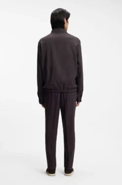 Relaxed-fit overshirt in washable Tech Linen