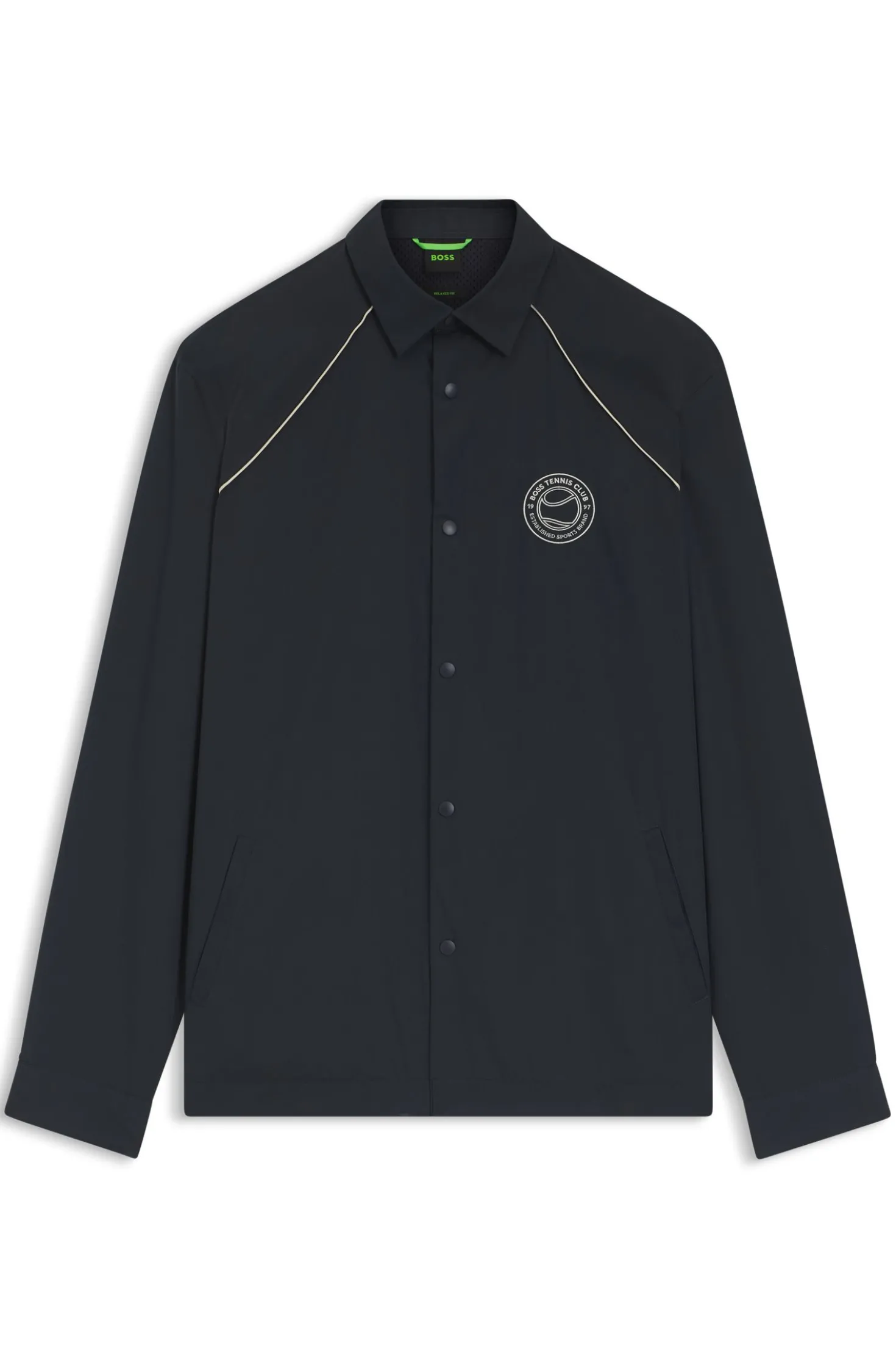 Relaxed-fit overshirt with water-repellent finish