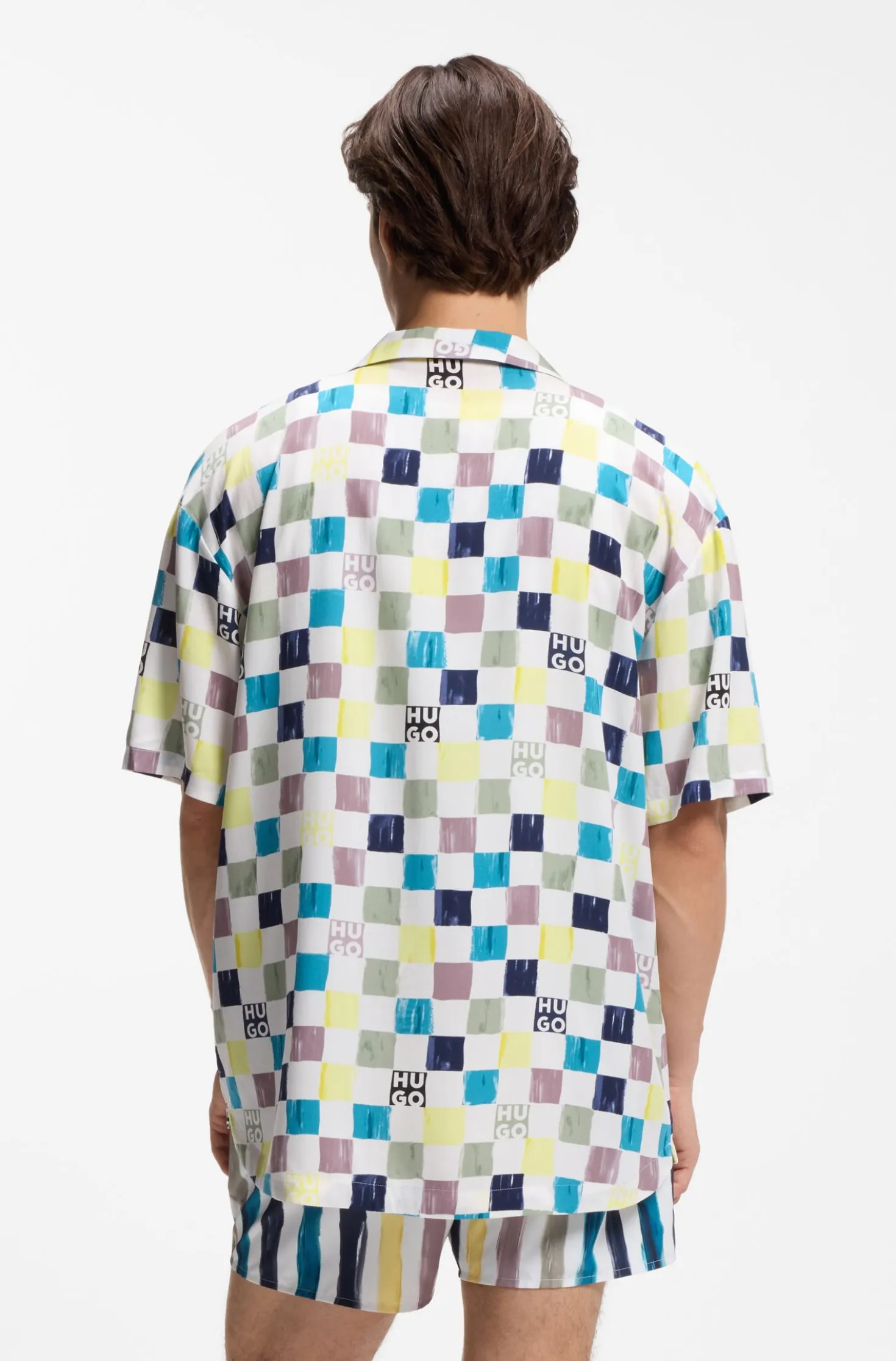 Relaxed-fit shirt with floral print