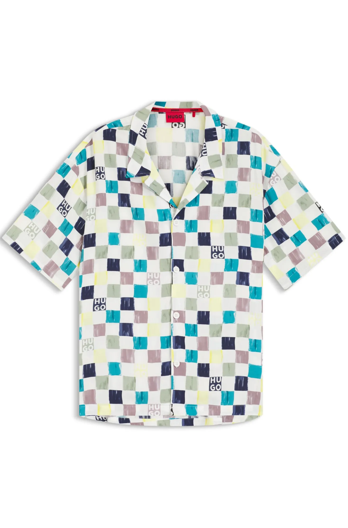 Relaxed-fit shirt with floral print