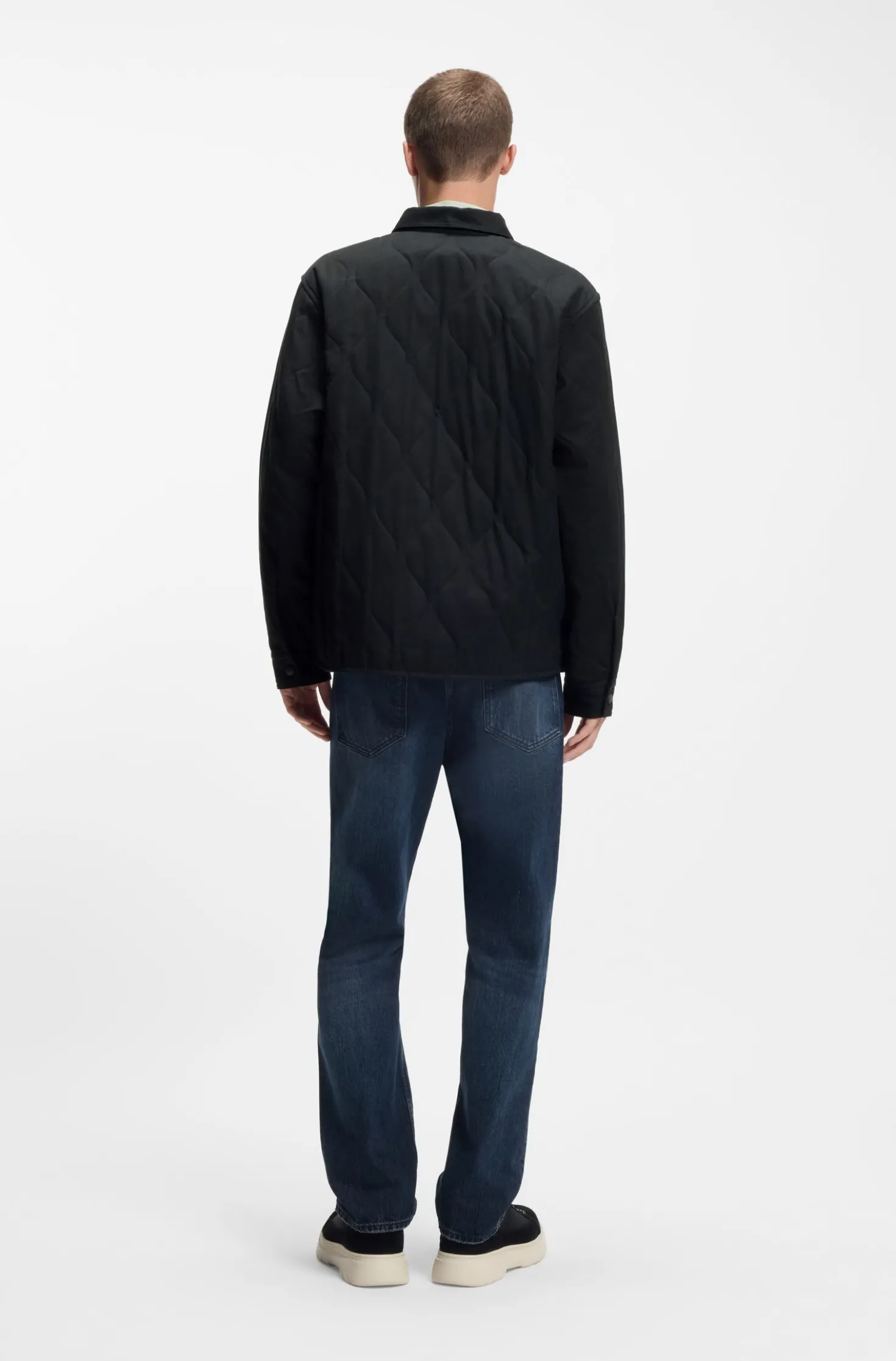 Relaxed-fit shirt with padding