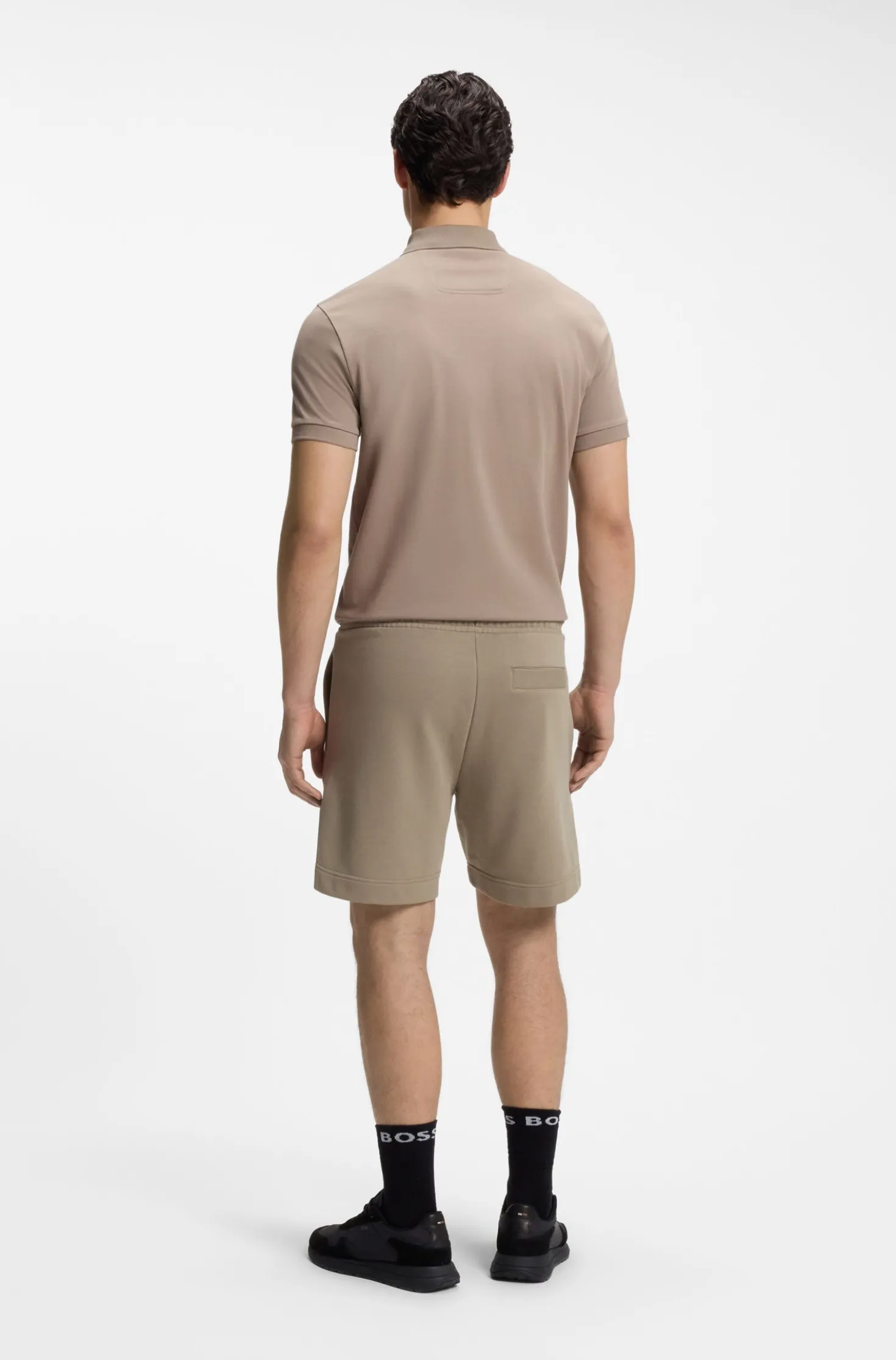 Relaxed-fit shorts in cotton French Terry