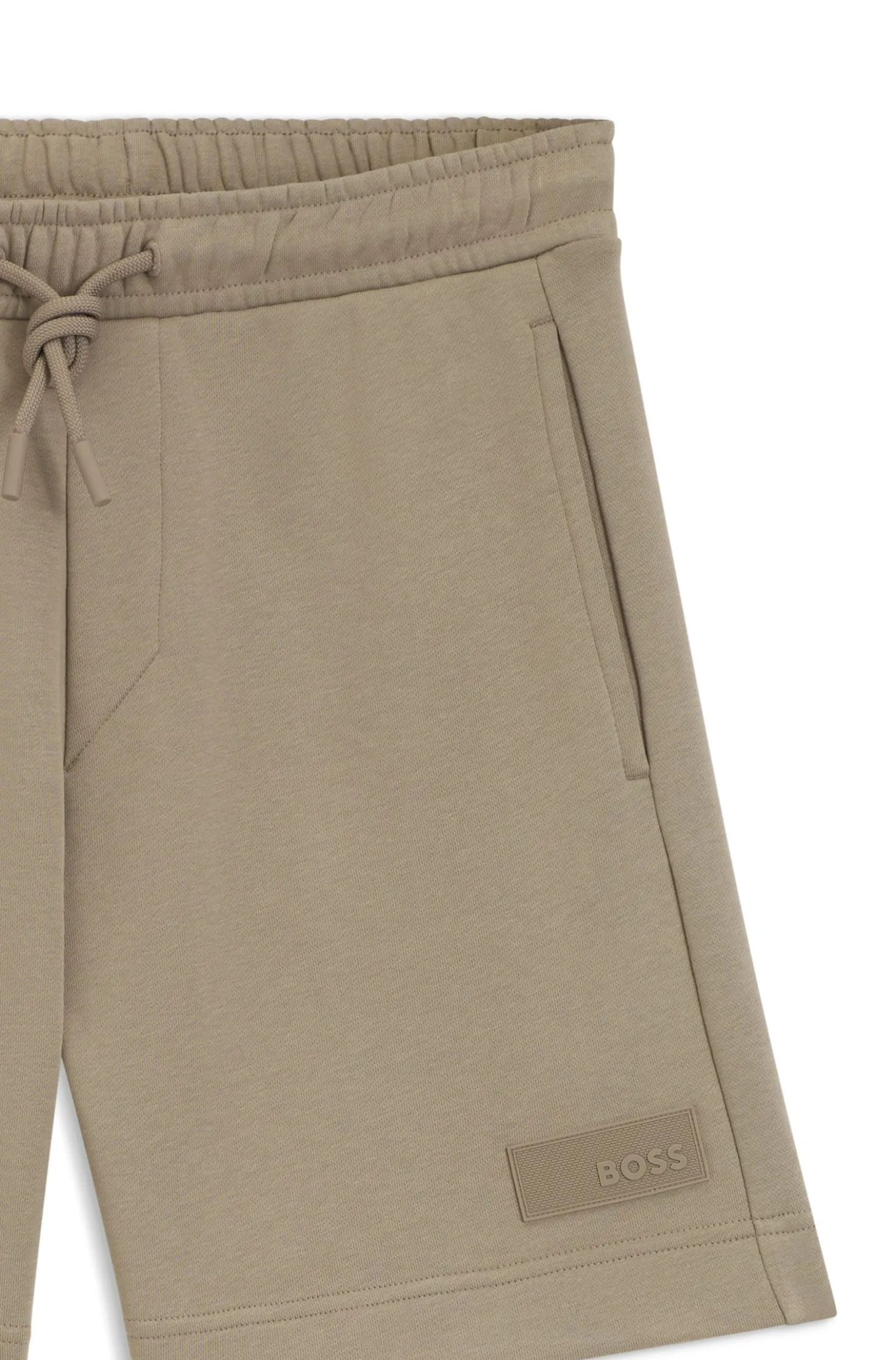 Relaxed-fit shorts in cotton French Terry