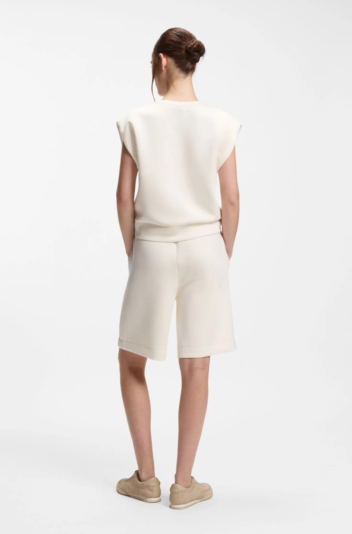 Relaxed-fit shorts in stretch jersey