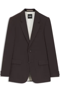 Relaxed-fit suit jacket in twill