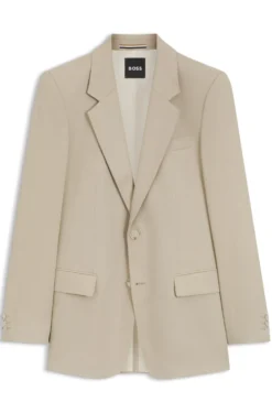 Relaxed-fit suit jacket in twill
