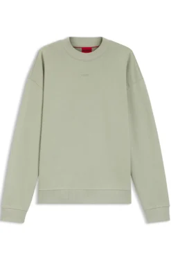 Relaxed-fit sweatshirt in cotton terry with logo detail