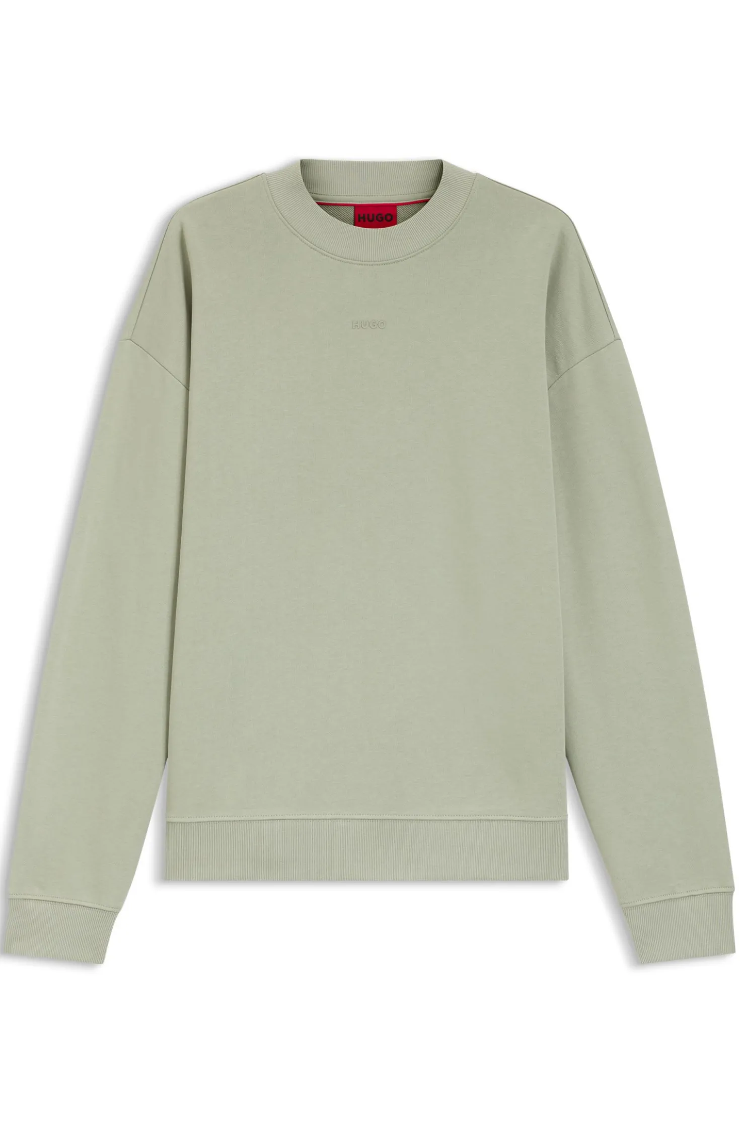 Relaxed-fit sweatshirt in cotton terry with logo detail