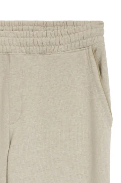 Relaxed-fit tracksuit bottoms in cotton with logo trim