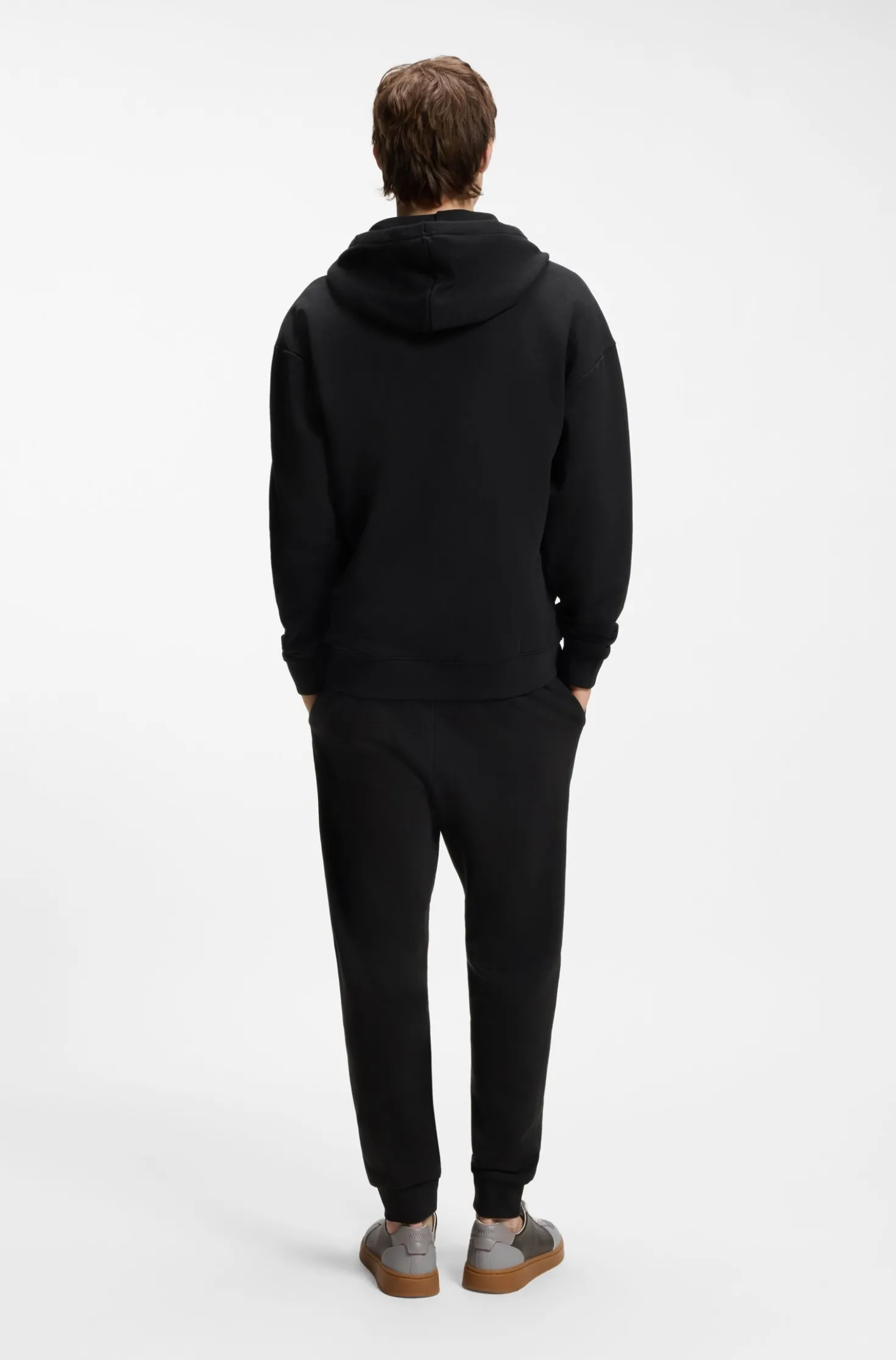 Relaxed-fit tracksuit set in French-terry cotton