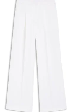 Relaxed-fit trousers in a linen blend