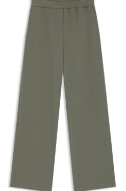 Relaxed-fit trousers in anti-static Japanese crepe