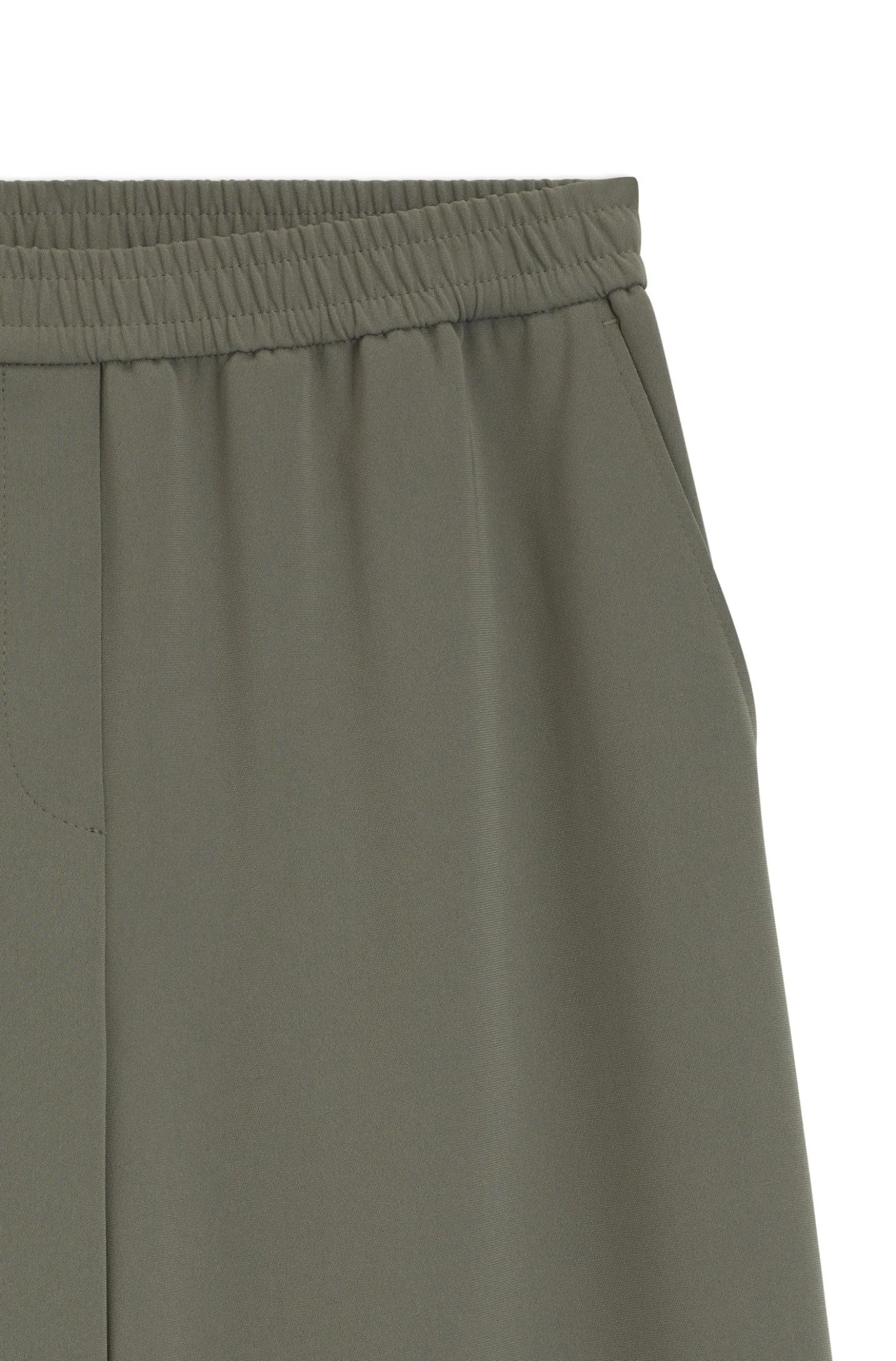 Relaxed-fit trousers in anti-static Japanese crepe