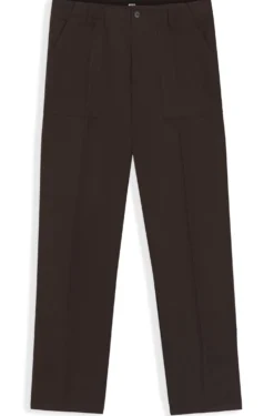 Relaxed-fit trousers in cotton twill