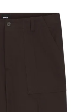 Relaxed-fit trousers in cotton twill