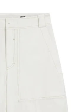 Relaxed-fit trousers in cotton canvas