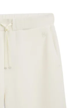 Relaxed-fit trousers in double-layer scuba jersey