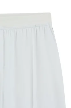 Relaxed-fit trousers in fluid crepe