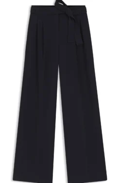 Relaxed-fit trousers in Japanese crepe