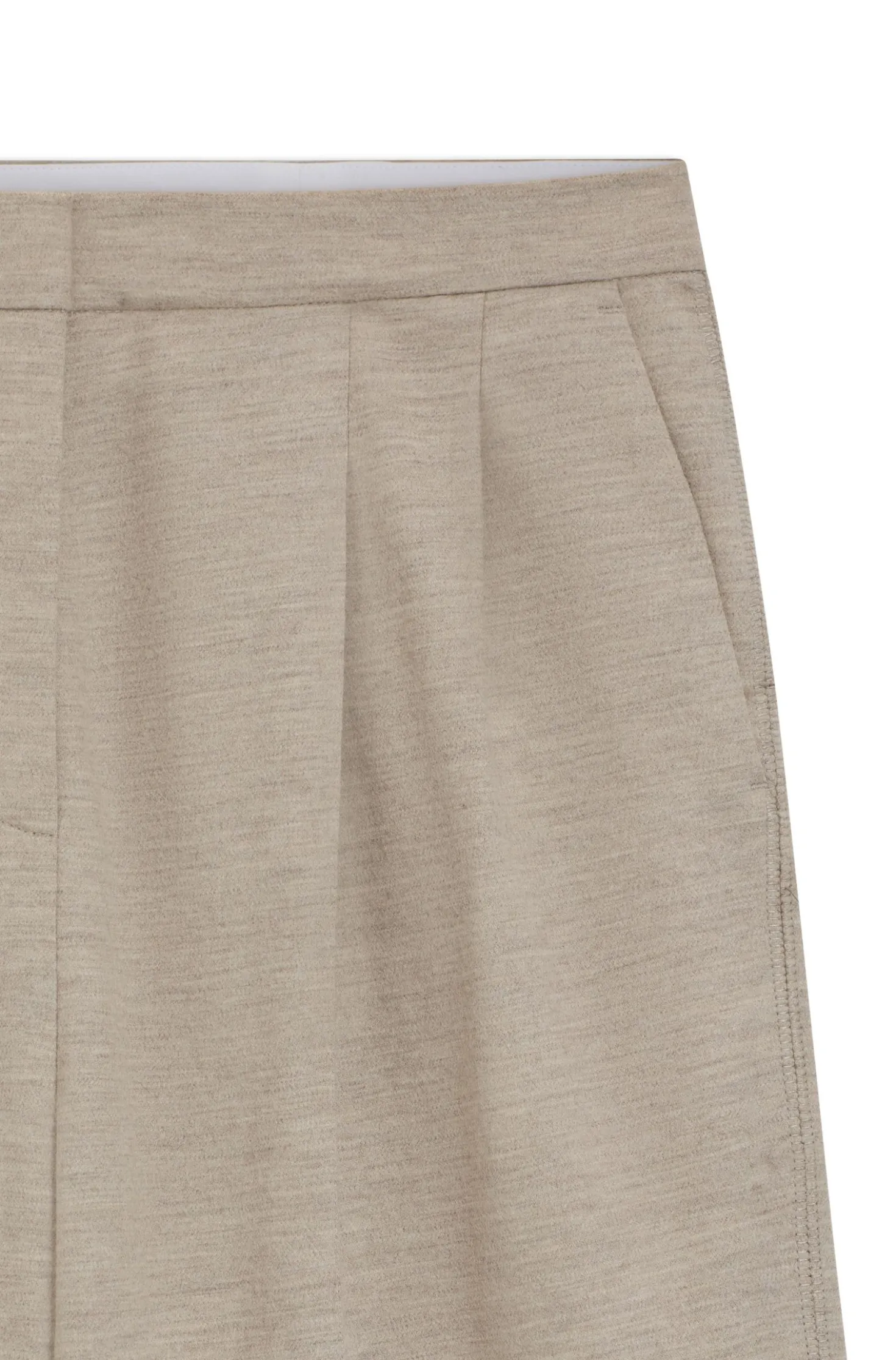 Relaxed-fit trousers in virgin wool