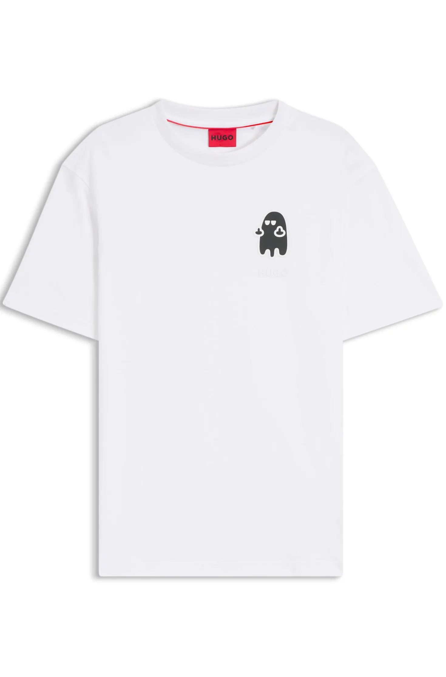 Relaxed-fit T-shirt in cotton with horror-inspired graphic