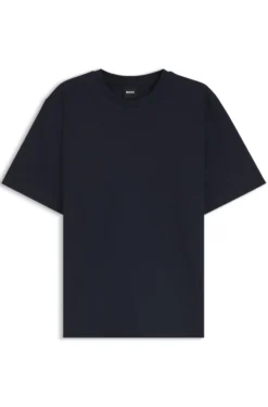 Relaxed-fit T-shirt in mercerised cotton