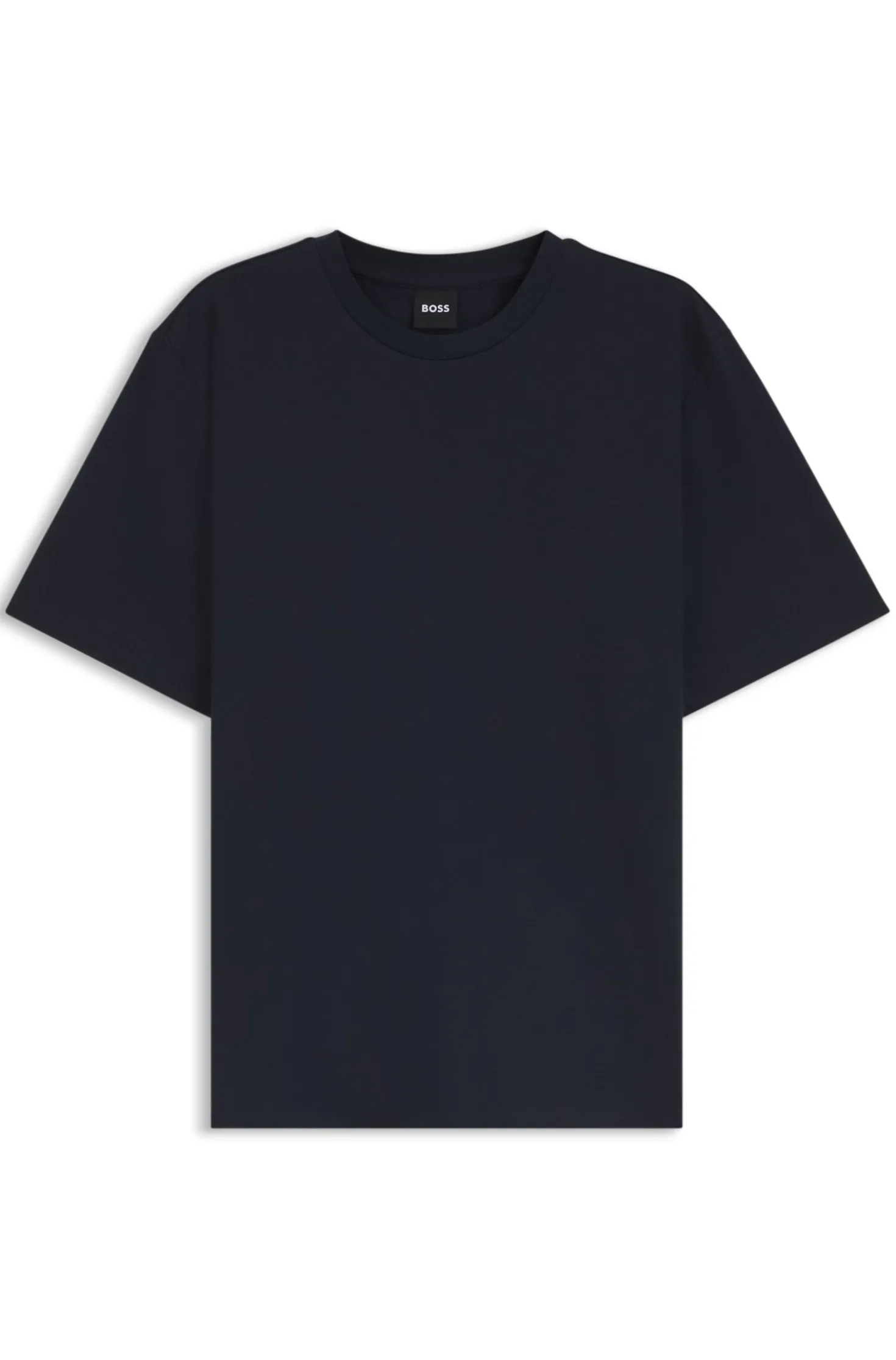 Relaxed-fit T-shirt in mercerised cotton