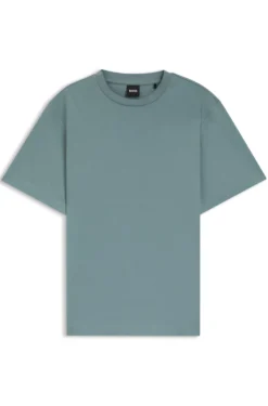 Relaxed-fit T-shirt in mercerised cotton