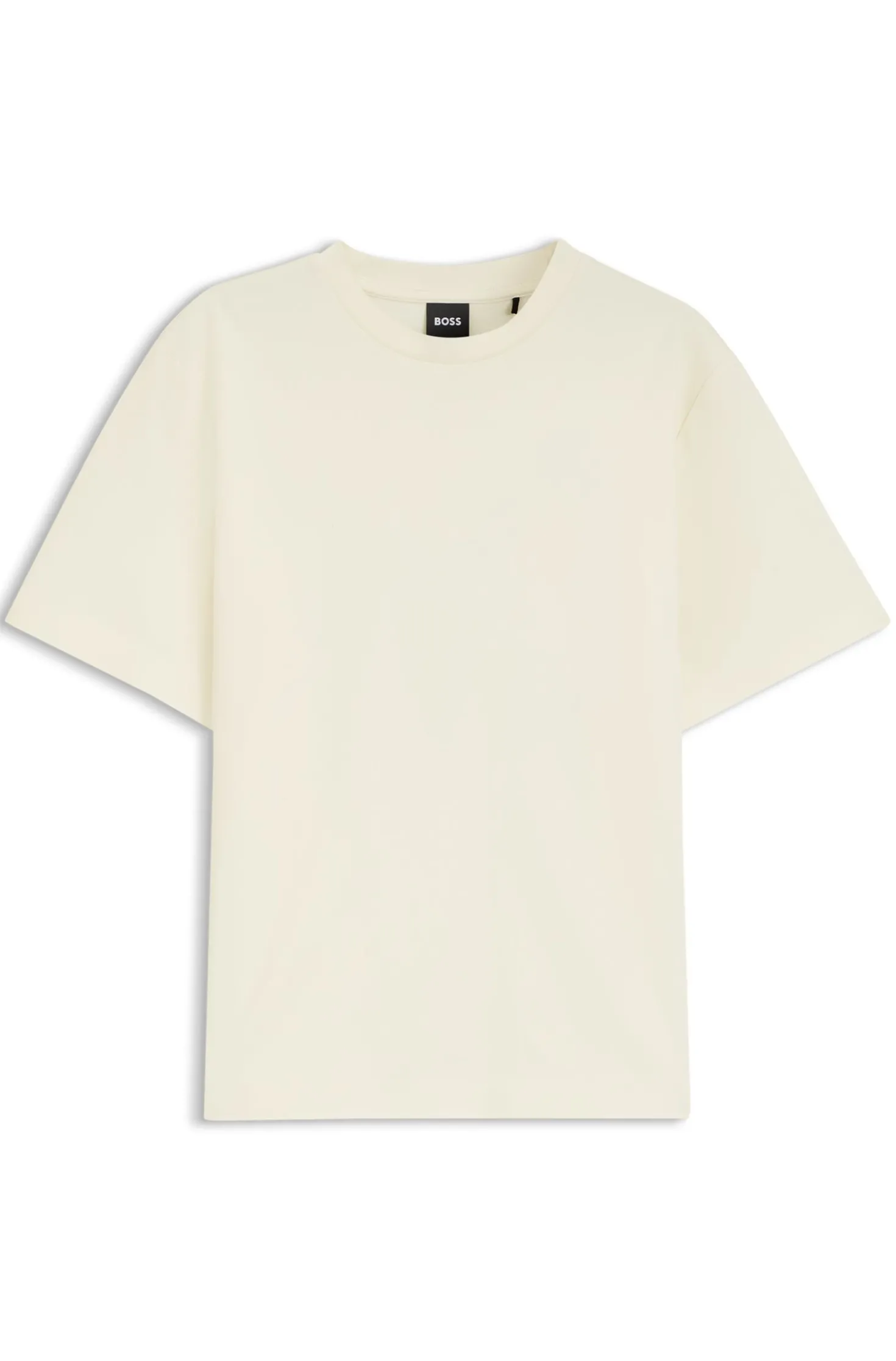 Relaxed-fit T-shirt in mercerised cotton