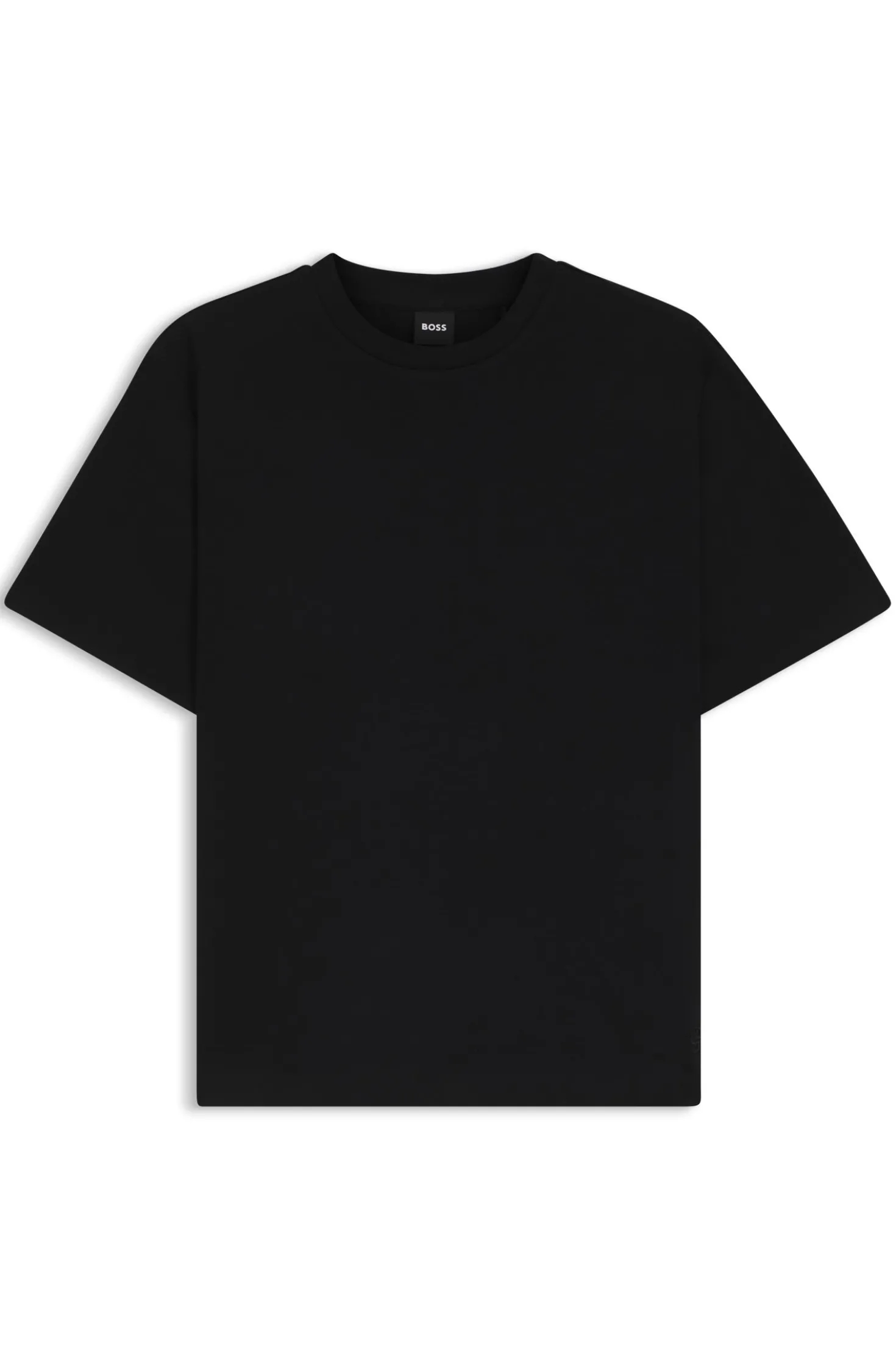 Relaxed-fit T-shirt in mercerised cotton