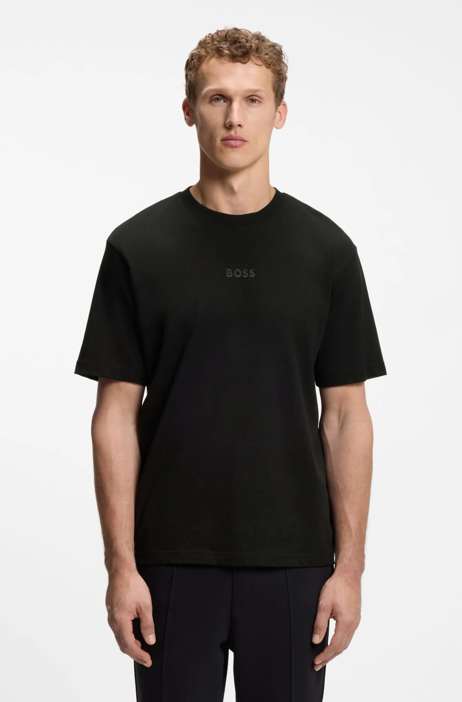 Relaxed-fit T-shirt in premium cotton jersey