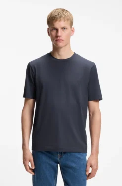 Relaxed-fit T-shirt with a layered logo print