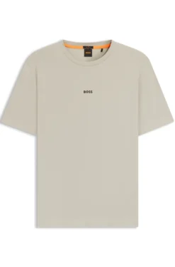 Relaxed-fit T-shirt with a layered logo print